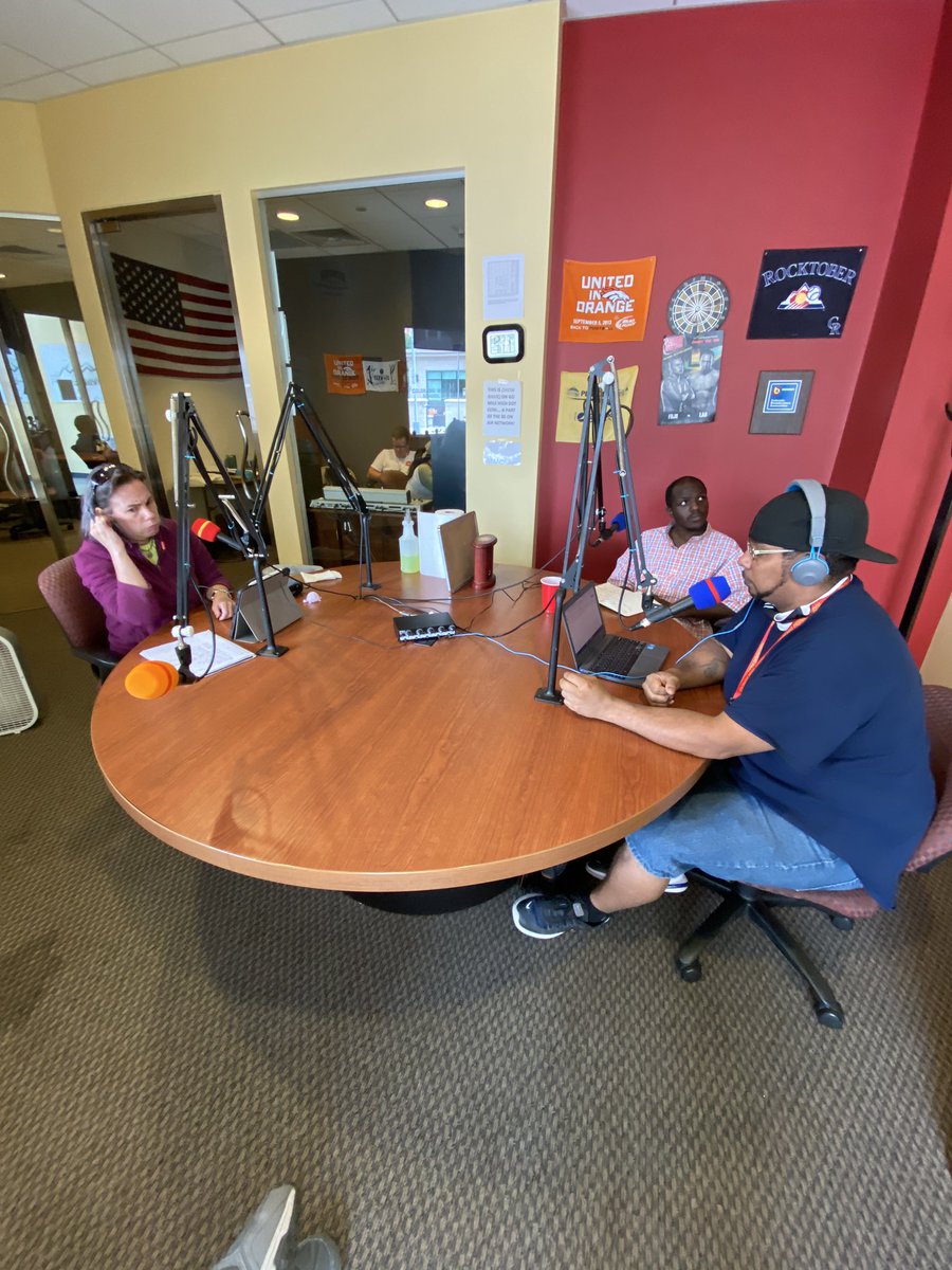 CoMediaSchool's tweet photo. So much productivity happening on our campus! News talk show, Pt. 2! #WeAreCMS #CMSSuccess #BeOnAirUnited https://t.co/M3IsYxrBr9