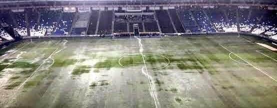 ARTerreno_Juego's tweet photo. ¡EL ESTADIO DE RAYADOS! 🔵⚪ 

El día de ayer así lucía el interior del #BBVA, luego del huracán Hanna, ¿Creen que se pueda jugar hoy el Monterrey vs Toluca?.

#ARTJ https://t.co/7XELSY9H69