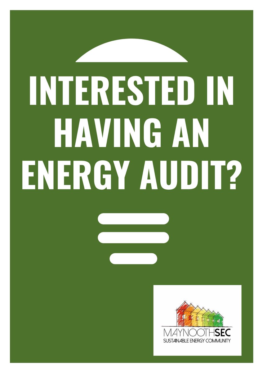 maynoothsec's tweet photo. As part of the Maynooth energy plan, energy audits will be conducted on community &amp; business buildings in the town to identify measures that:

💡improve energy efficiency 
💰 save energy costs 

If interested in having one of these audits, get in touch at maynoothsec@gmail.com https://t.co/9rfZoCQ0OF
