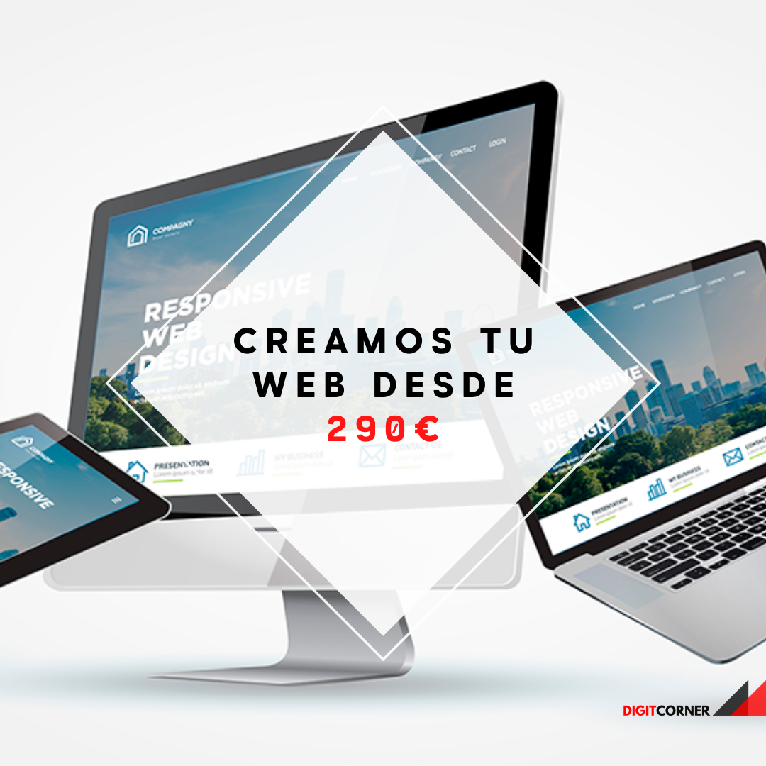 digitcorner's tweet photo. ¿Quieres aumentar las ventas de tus productos y/o servicios? Llega a más personas con una página  web profesional, tus servicios y productos visibles las 24 horas, todos los días de la semana. Sitios web desde 290€: https://t.co/us7Z8mtvw5 #diseñoweb #webdesign #digitcorner https://t.co/iwptJxgbty