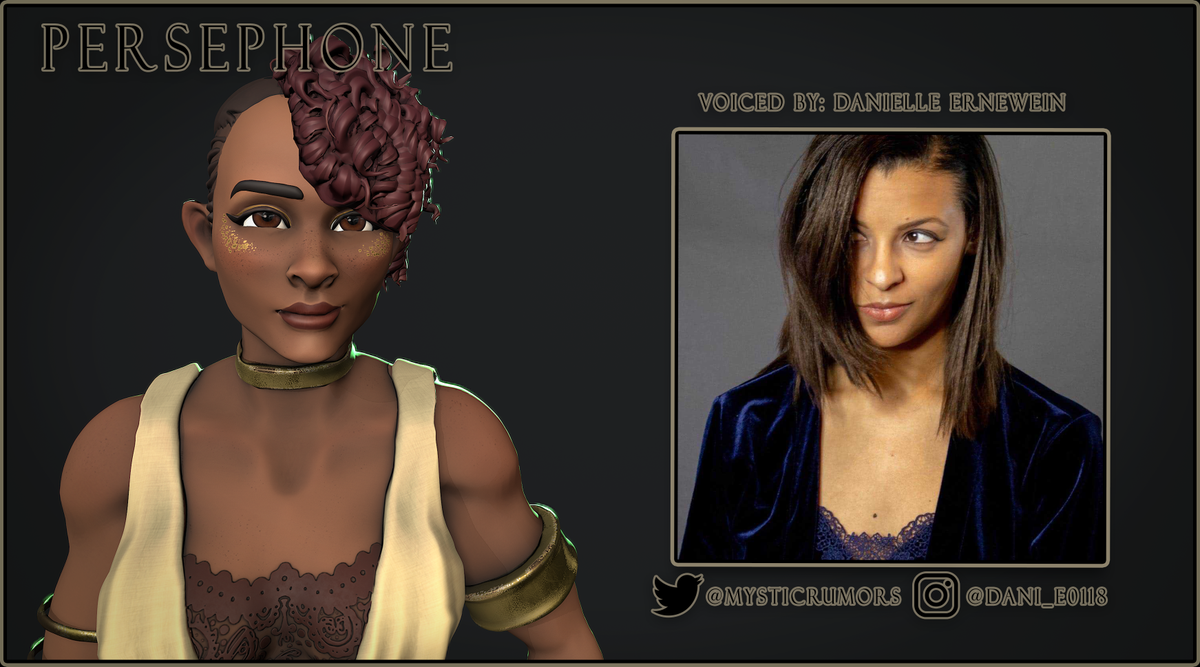 KoreVideoGame's tweet photo. First up in our Character reveals/announcements is our main protagonist-- Persephone! As Persephone, you have made the journey to the Underworld to escape your oppressive mother and reunite with Hades. Voiced by the lovely @MysticRumors

#indiedev #characterart #ue4 #gamedev https://t.co/bcq3CvVJNC