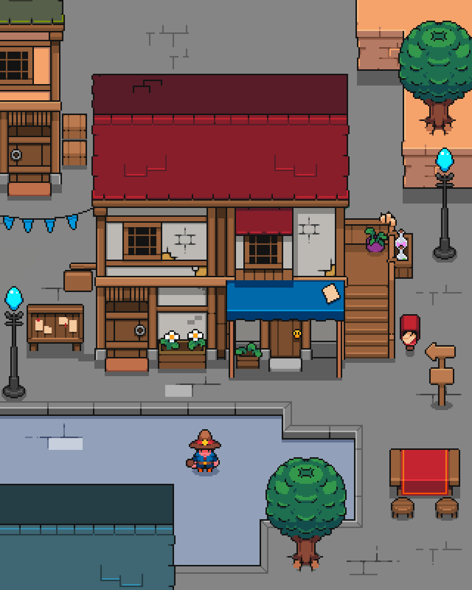 WoostarsPixels's tweet image. Heres the last few mockups from the same game

#pixelart #gameart #gamedev #indiedev #2dart #art