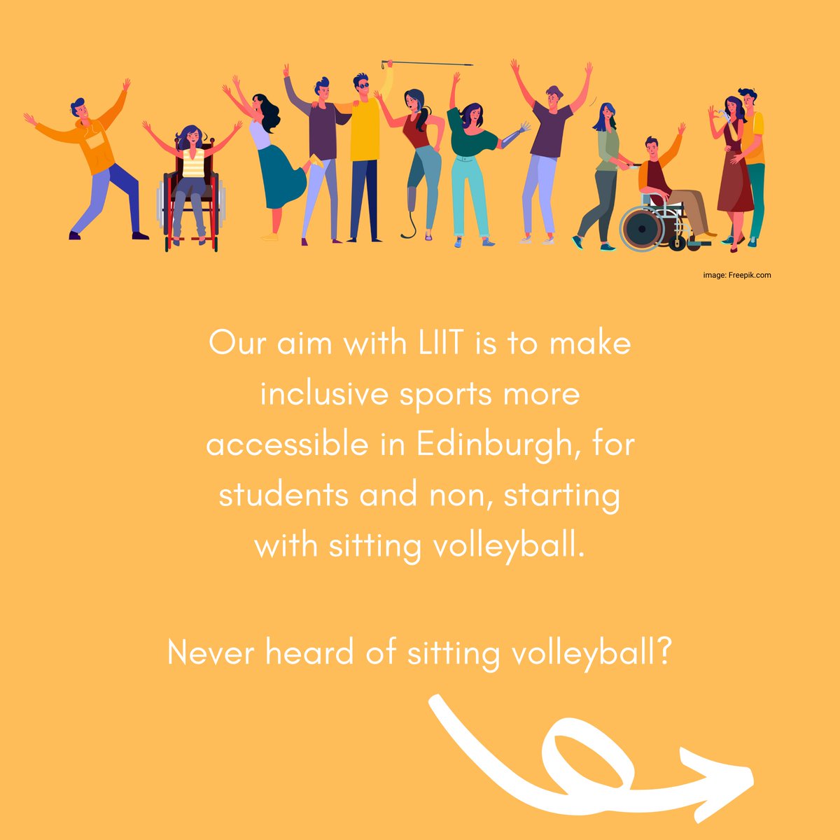 LIITsitvolley's tweet photo. Welcome to LIIT, we’re excited to start sharing with you our plans for the coming year!
LIIT's mission is to provide fun activities accessible to everyone, regardless of their abilities, with a focus on an inclusive setting involving both people with and without disabilities. https://t.co/eHnwjypCHH