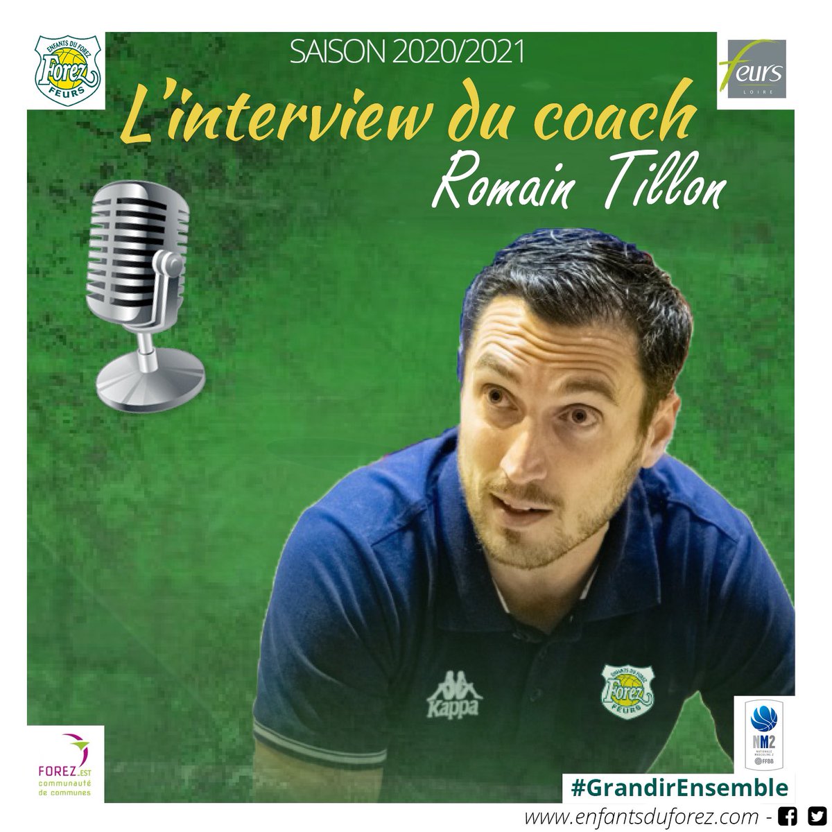enfantsduforez's tweet photo. ��� [INTERVIEW] 🎙 A l'aube de cette nouvelle saison et de la reprise du basket le coach forézien Romain #Tillon🏀 nous livre ses impressions. Interview...

L'interview ici 📃 ---> https://t.co/INMcYsePAn

Propos recueillis par @yohandepalle 

#GrandirEnsemble💚💛 #EFF🏀 https://t.co/Mu6bktNTju