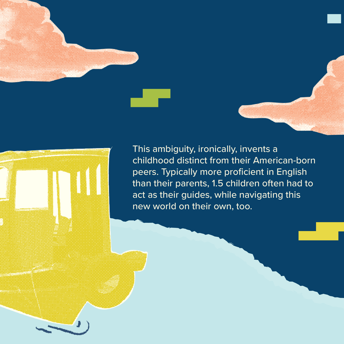 SEAD gathered stories from 1.5 and their descendants on themes of love, labor, and boundaries. Read more about the generation that's in-between, toeing the line of too-American and not American enough, while forging their own, unprecedented path. 

theseadproject.org/stories/