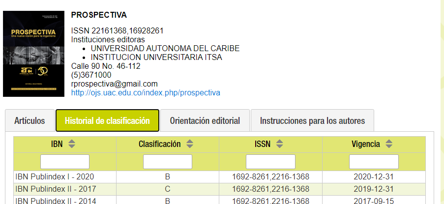 rprospectiva's tweet photo. La  Revista informa que tiene abierta la Convocatoria para recepción de artículos para el Volumen 19 N° 1 de 2021..Para acceder directamente a la revista Prospectiva, acceda al link:https://t.co/oTK9mkaNYD, donde encontrará las instrucciones para el envío de su artículo. https://t.co/n4ONTqdN3H