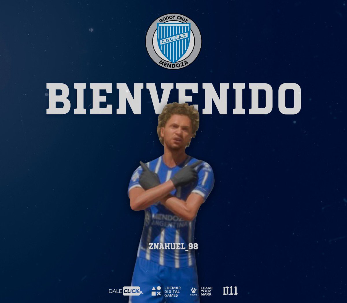 Con gran desempeño en UT, se suma a nuestras filas @zNahuel_98, delantero versátil con mucha frialdad a la hora de definir. 

¡Bienvenido a la familia del tomba Nahue! 🔵⚪️🍷