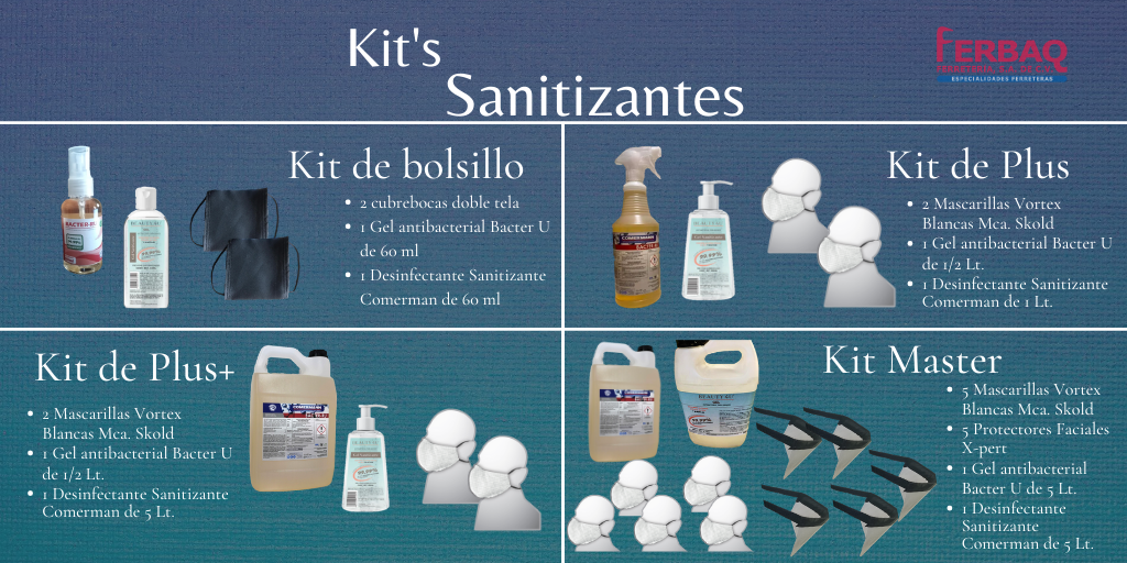 Ferbaq_oficial's tweet photo. ¡Ahora más que nunca hay que cuidarnos!👊😷✔️

Por eso, pongo a tu disponibilidad unos Kits de Artículos de #Seguridad #Sanitaria:
➡️ https://t.co/ngFpAE84Zg ⬅️

-Kit de Bolsillo $40
-Kit Plus $249.99
-Kit Plus+ $499.99
-Kit Master $2,499.99
Válido hasta el 30 de Agosto.
#Ferbaq https://t.co/qBsV41QTAk
