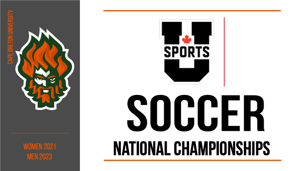 .<a href="/cbuniversity/">CBU</a> to host <a href="/USPORTSca/">U SPORTS</a> Soccer Championships. <a href="/CBU_W_Soccer/">CBU Women's Soccer</a> will host in 2021 &amp; <a href="/CbuMensSoccer/">CBU Mens Soccer</a> in 2023.
gocapersgo.ca/general/2020-2…