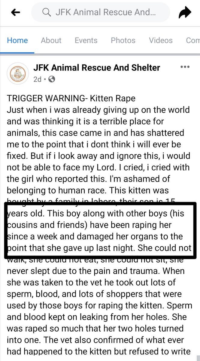 Oh and yeah, another lie. The bandi behind JFK page claimed that the kitten was actually gang raped, yes you heard it right. But the voice notes she shared, the guy can be heard saying his sister got the kitten from the house which had a male kid ages 13-14 and his younger sis.