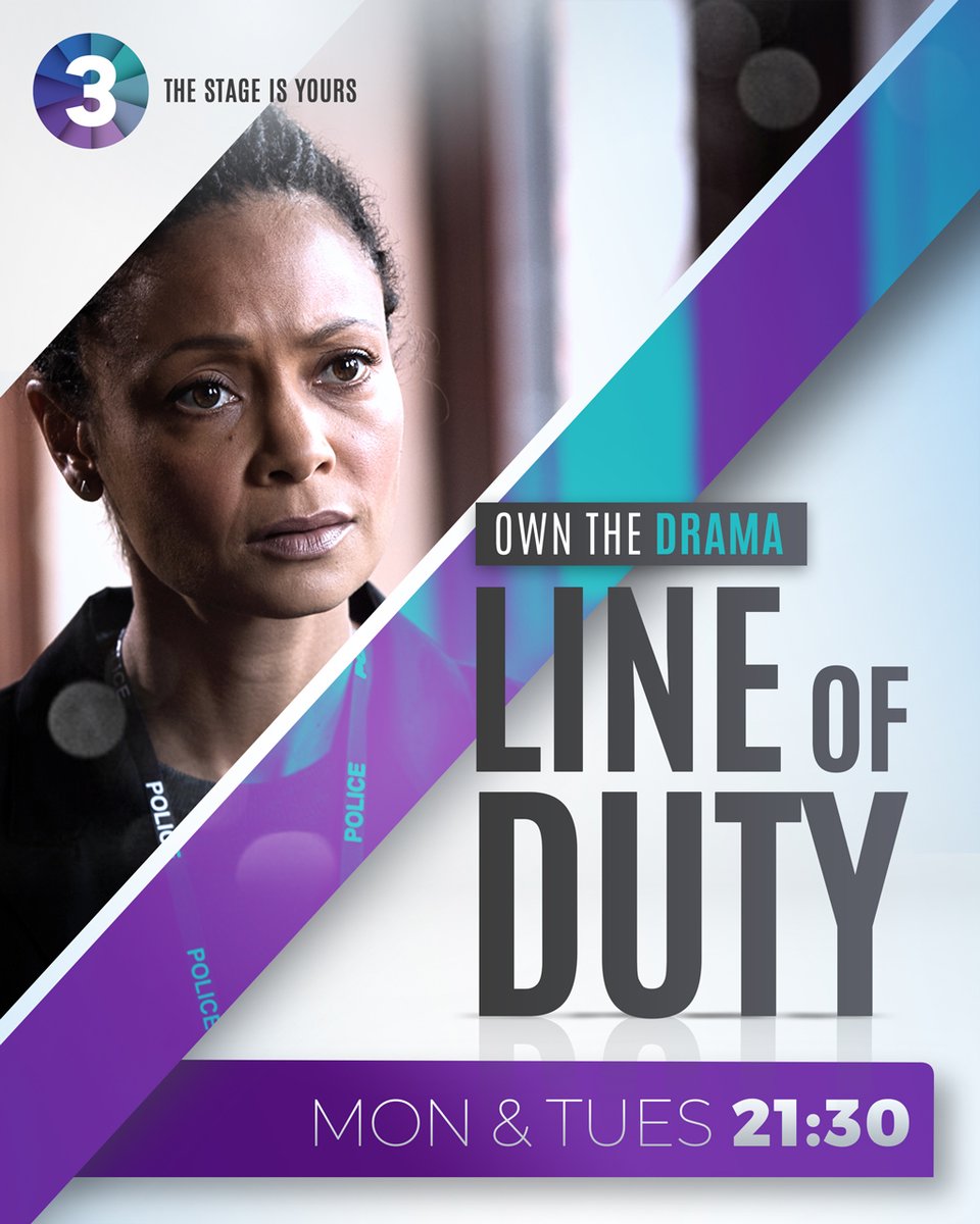 SABC3's tweet photo. #TheStageIsYoursOwnIt
Coming up on #LineOfDuty at 21:30 The series opens with the fatal shooting of a criminal suspect by an armed response unit led by Sergeant Danny Waldron.
#NewShows
#JulyShows https://t.co/uTD9lIxLRW