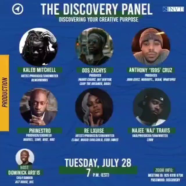 InvtOnly's tweet image. #DiscoveryPanel 📨📍Another line up full of heavy hittas! Passionate about Music Production? You need to tune in tonight. RSVP BELOW!

bit.ly/3f14C3l