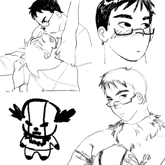 some more doodles because theres not enuff kirion out there 