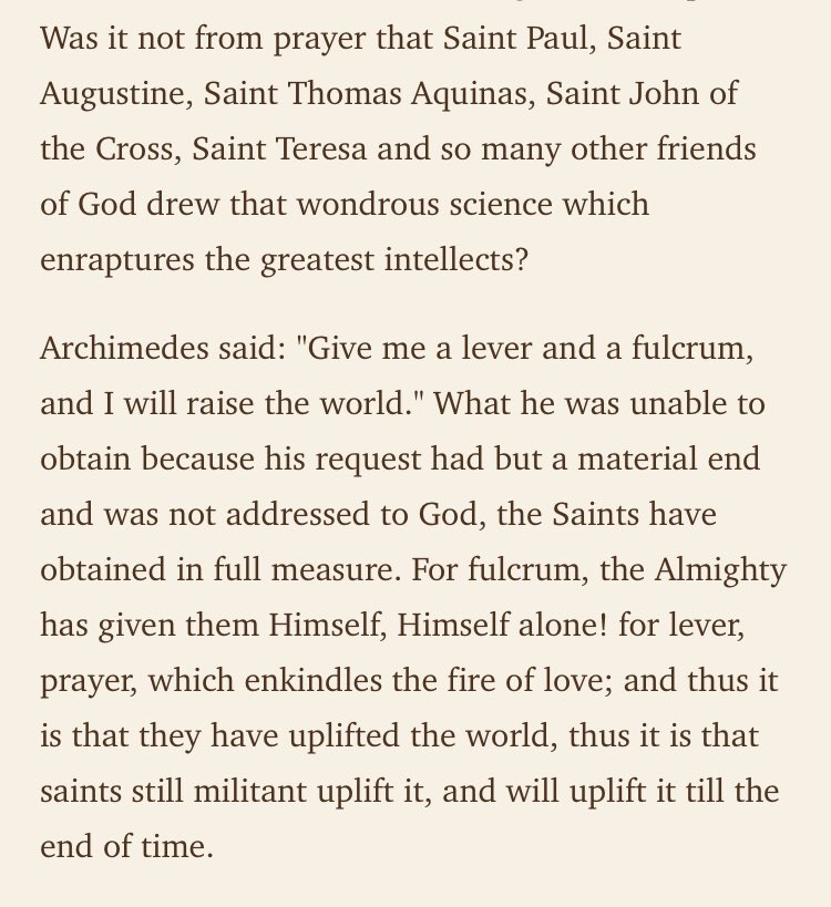 St. Thérèse of Lisieux on the force that moves the world