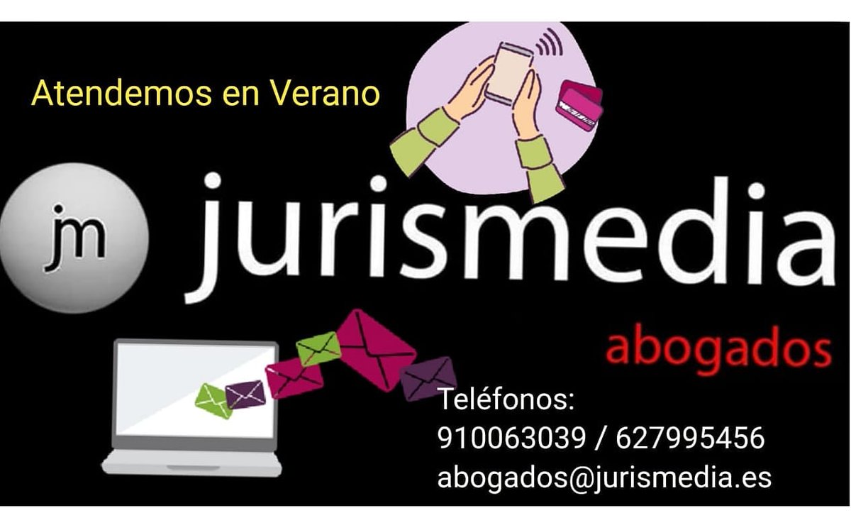 jurismedia's tweet photo. @jurismedia ,  permanecerá dando servicio de atención telefónica online durante el mes de agosto, si la consulta es urgente .
Pueden llamar al teléfono 627995456 o escribir un mail a:
monicapinedo@jurismedia.es
Si puedesesperar, llamar o escribir a partir del día 1 de septiembre https://t.co/g3C0bS4SBs