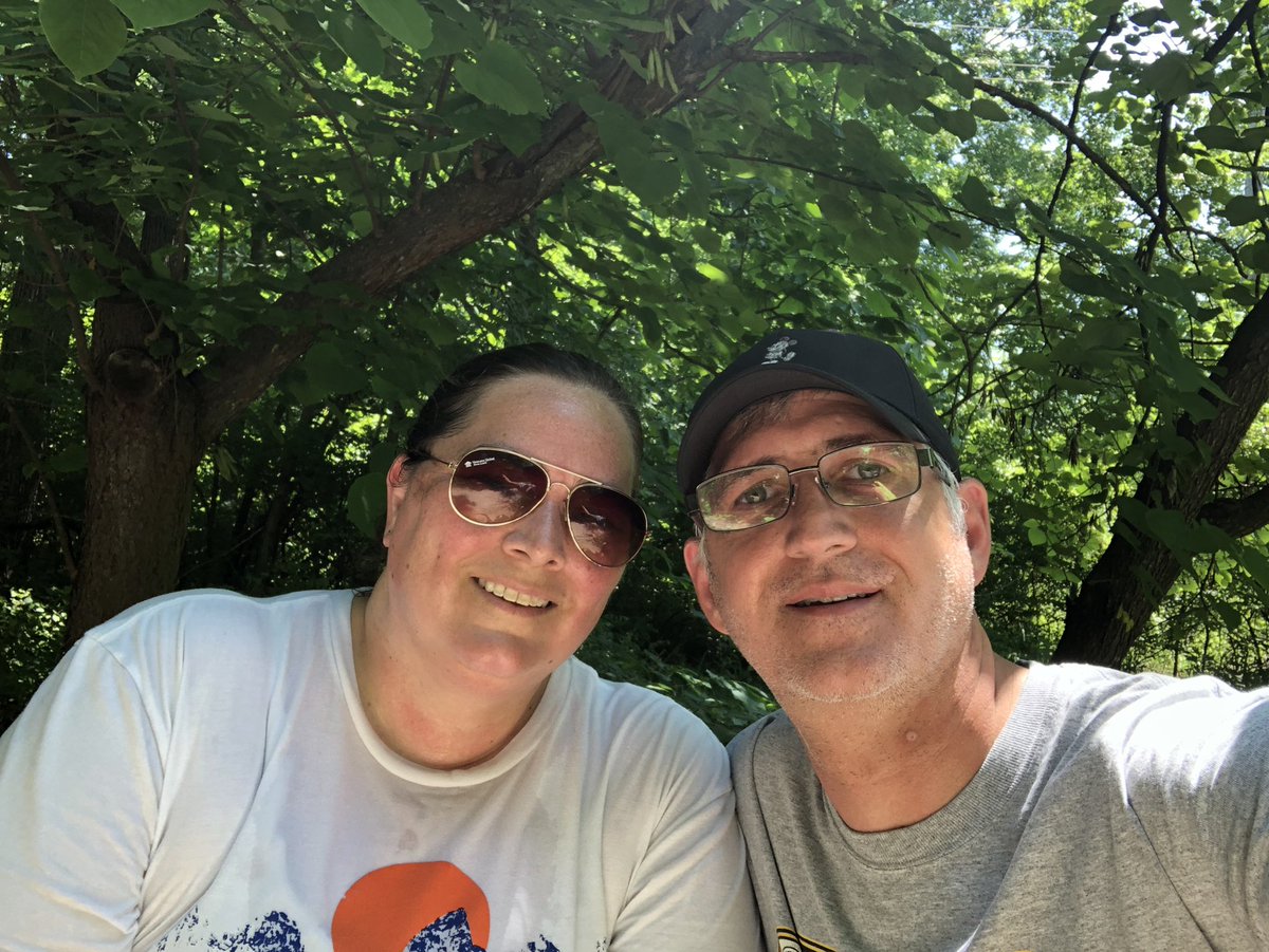 mohofro's tweet photo. Going the distance virtual 5K; My husband and I managed to complete it in the shade of the MKT trail near Forum. It was still hot even in the shade. #VUrocks https://t.co/SZuyG7Mkmn