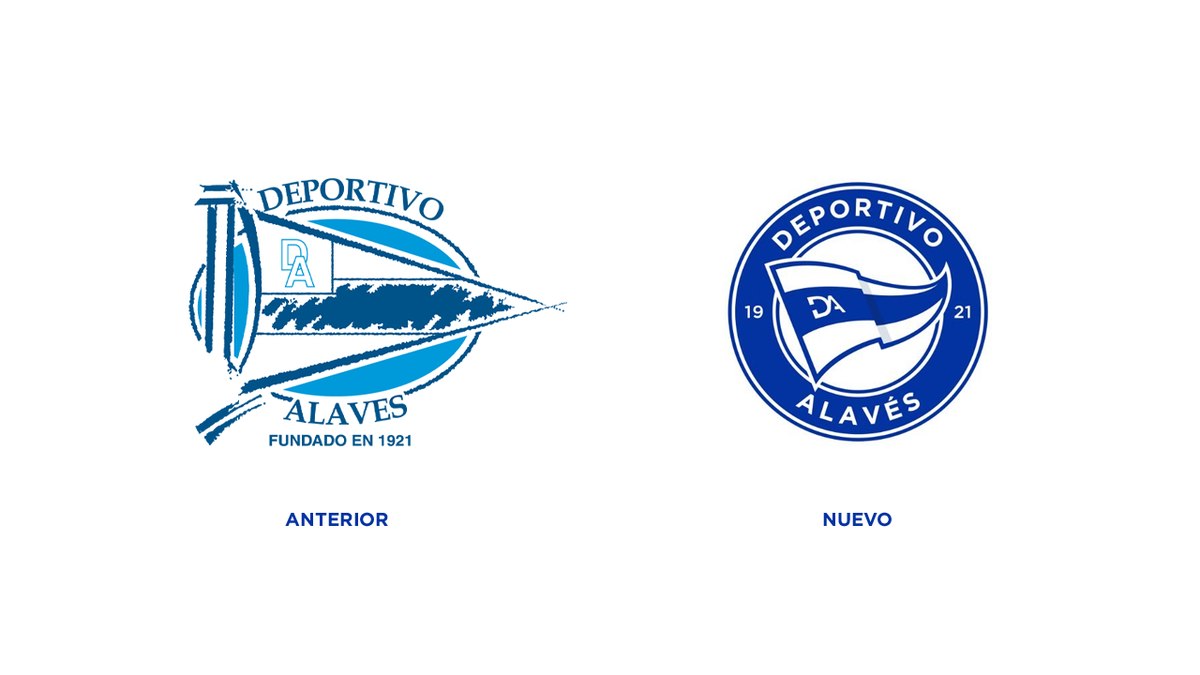 🛡️🔵 Deportivo Alavés presentó su nueva imagen de cara a la temporada 20/21.

¿Qué opinan de la tendencia de adaptar escudos a formato circular?