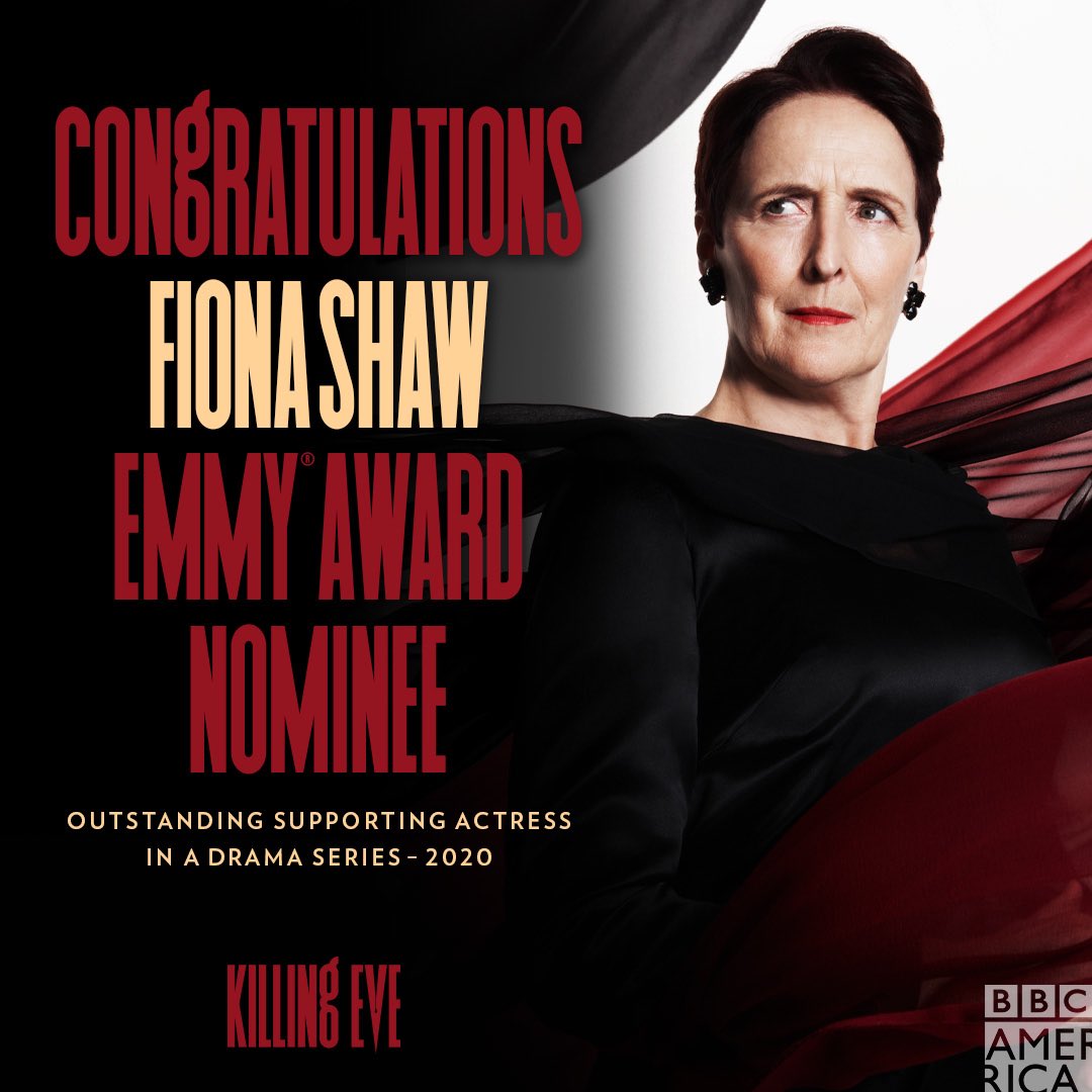 badpostjcomer's tweet photo. Congratulations to all the nominees for #Emmys2020 especially to #KillingEve cast and crew! https://t.co/WsW6sF83UI