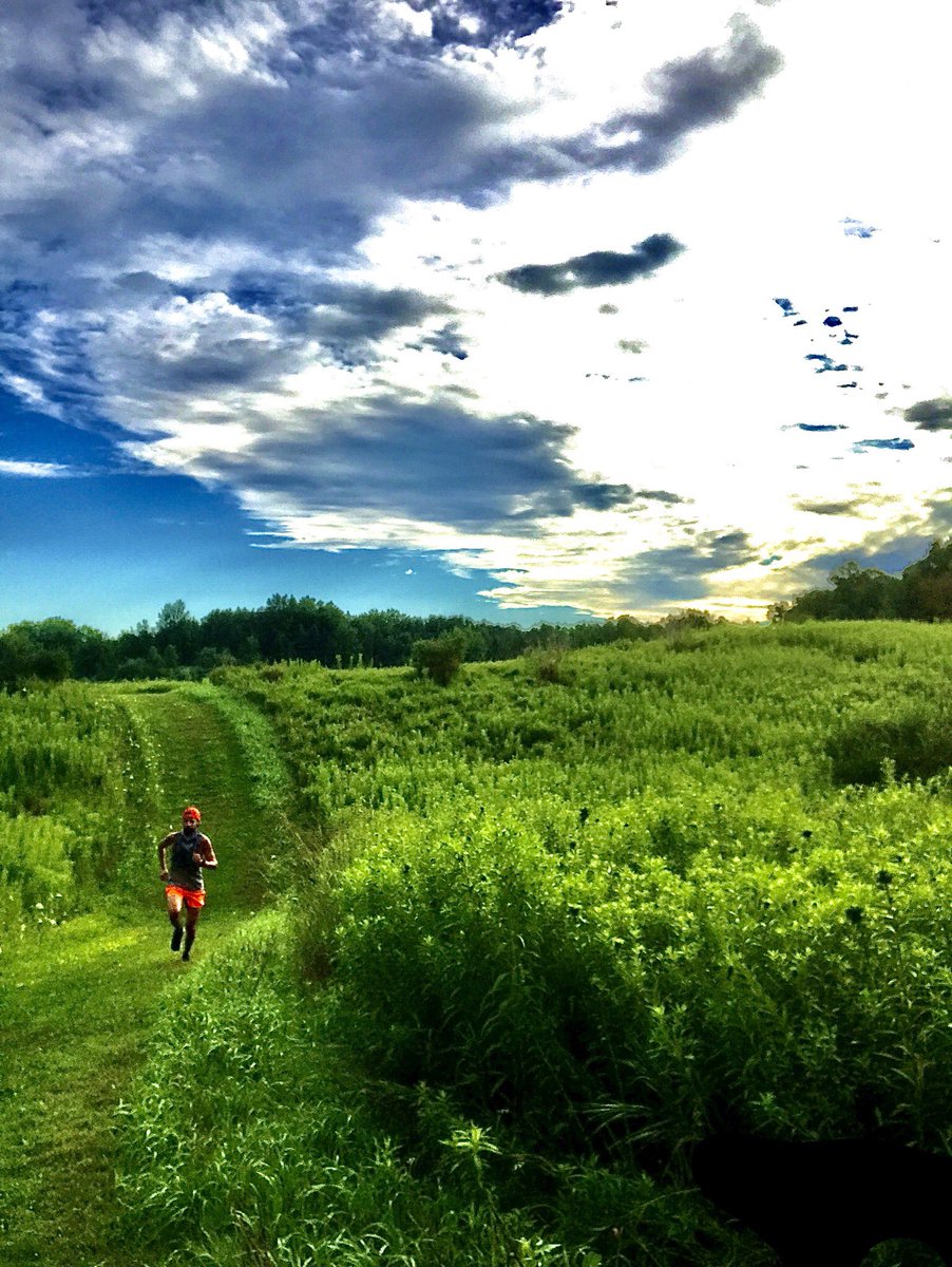 E2Running's tweet photo. After a storm there is a great softening. The ground, the air, the light, all seem softer, more welcoming. When we pass through our storms, may we all emerge a bit softer and more welcoming too.
#runforrivs #teamrivs🏴‍☠️ #rageforrivs 
@runinrabbit #radrabbit #borntorunfree https://t.co/wBdzO1odFc