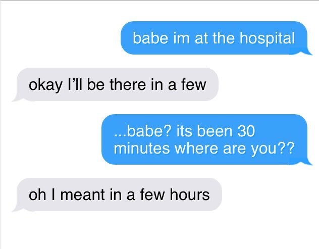 Dragon Age characters as 'I'm at the hospital' texts, a thread: