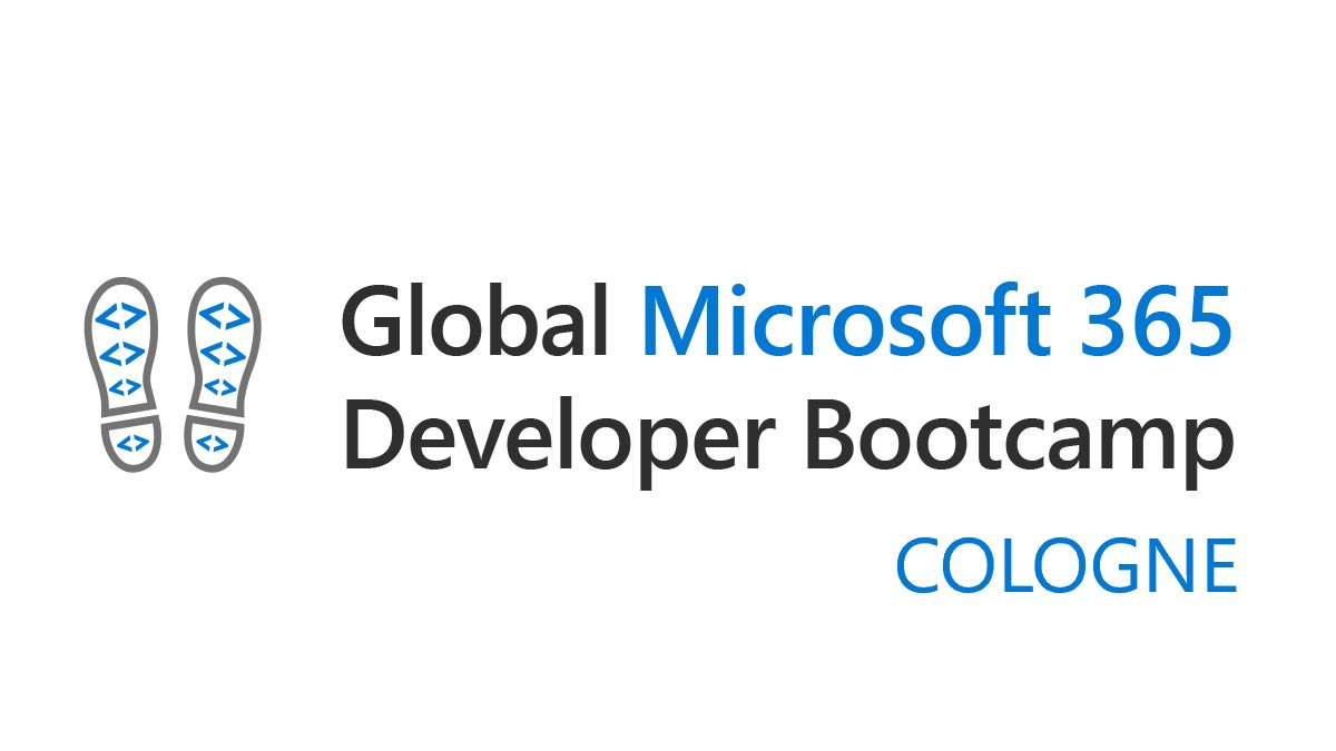 Ra_Koellner's tweet photo. Global #Microsoft365 Developer Bootcamp Cologne 
 
Call for Speaker is open: https://t.co/bBNfet3PmR

#MicrosoftGraph #MicrosoftTeams
#SharePointFramework
#OfficeAddins #Connectors
#PowerPlatform
#ActionableMessages
#MicrosoftIdentityPlatform
#Windows10 https://t.co/ZMRLH2yXnK