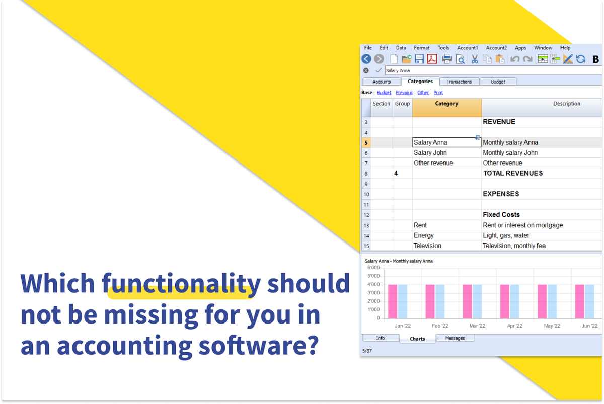 Which functionality should not be missing for you in an #accounting #software? Which feature do you use the most?
#smallbusiness

Let us know in the comments 👇