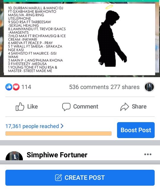 Simphiwefortune's tweet photo. This post has reached more than 17K facebook users. Can we also make it trend here.
#weSupportLocal #localIsCool #supportThePeopleThatSupportYou #STILL2GETHER https://t.co/zLiByz7YPu