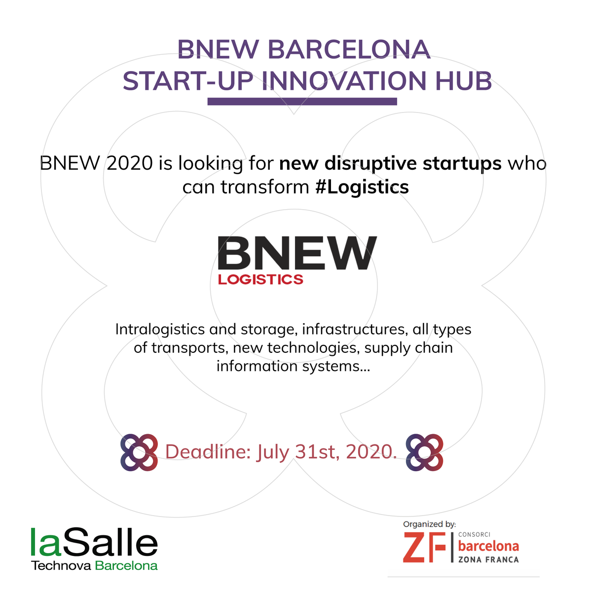 LaSalleTechnova's tweet photo. #UNICORNS from #logisticsindustry, are you in?

@BnewWeek Open call 

+ info and sign up: https://t.co/tNelApL8Zj

#opencall  #neweconomy #newideas #business #weloveentrepreneurship #entrepreneurship #innovation #elogistic #lastmile #delivery #edelivery @ConsorciZF https://t.co/GoaK0ogQh9