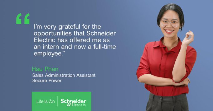 Schneider Electric intern women