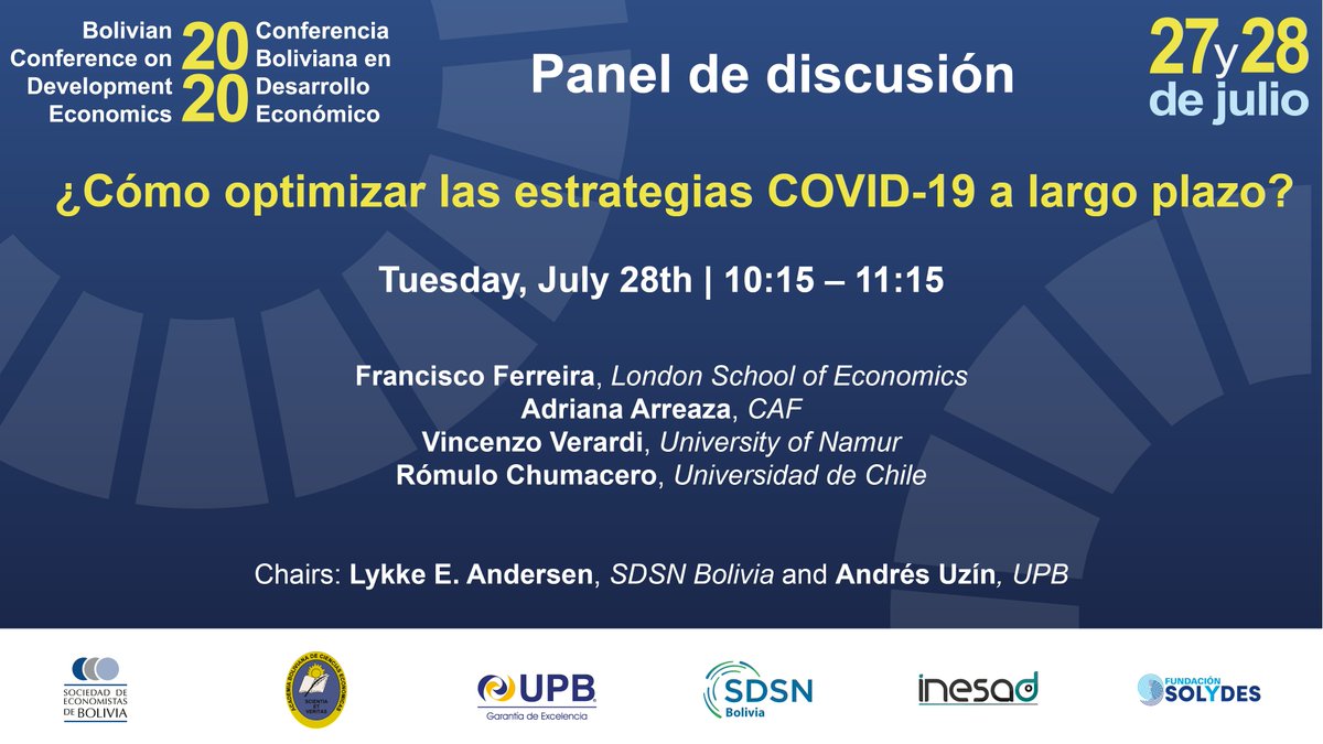 sdsnbolivia's tweet photo. ¿Cómo optimizar las estrategias COVID-19 a largo plazo? Hoy 10:15 AM Bolivia (GMT-4)

Participa @lykkeeandersen, Directora de SDSN Bolivia #BCDE2020. 

Zoom: https://t.co/Fy2Cbjw8Rj https://t.co/daBwRRZB8O