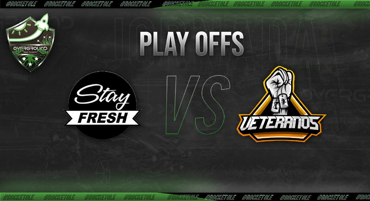 RocketOle_'s tweet photo. Empezamos los playoffs con un enfrentamiento muy bonito. #OverGroundLeague

@VeteranosClub 🆚 @StayFreshRL 
💻 https://t.co/BtPXr8Jx6H
🎙️ @MrMochu_Twitch &amp; @AlexTheCaster https://t.co/Es7ufz4qGi