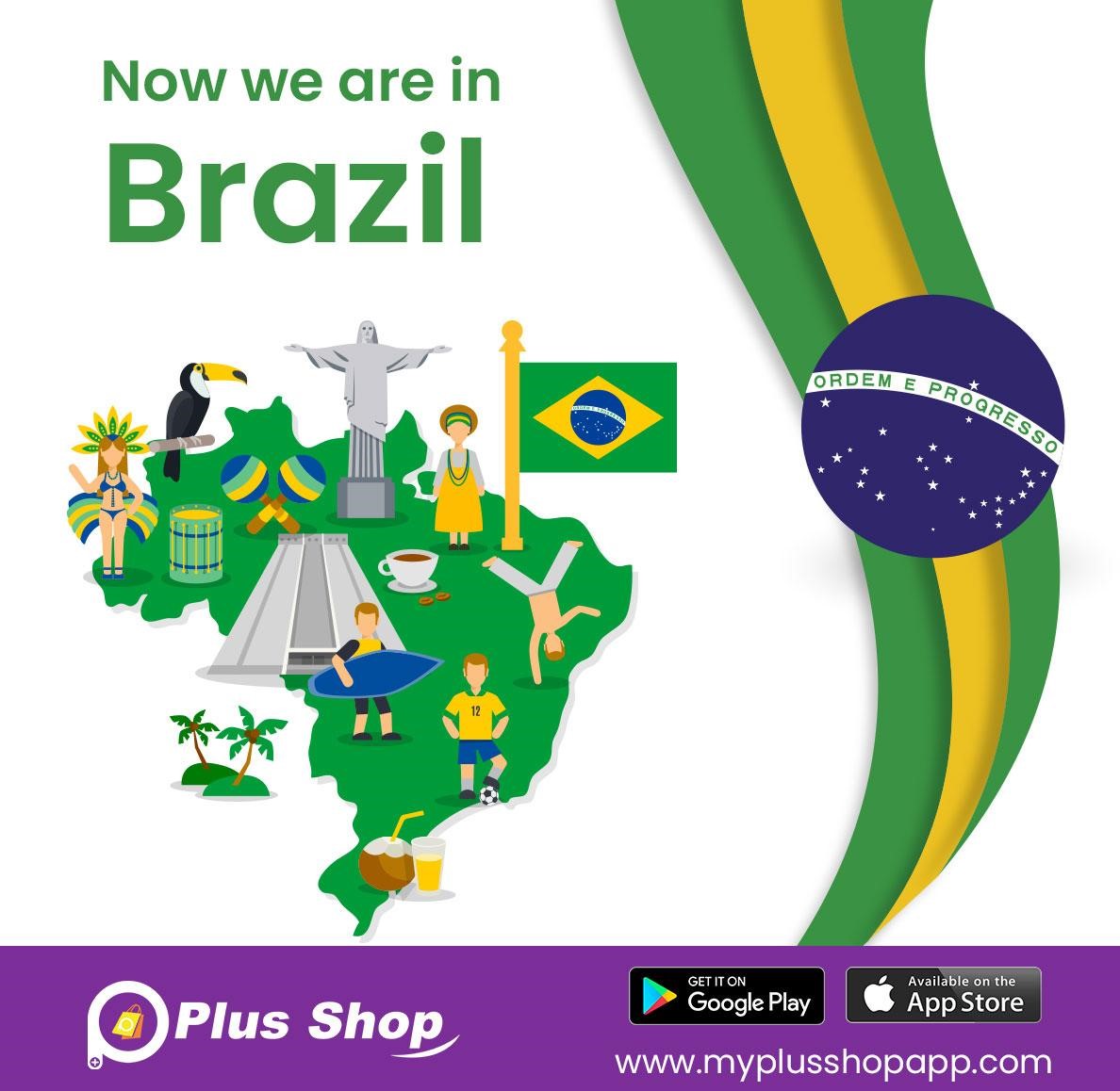 PlusShop is launching in #Brazil, so get ready #Brazilian people for the #blast. 
#plusshopinbrazil #plusshopit #brazilfoodlovers #fashionbrazil #brazildeliveryapp  #onlinebusinessplatform #deliveryappbrazil