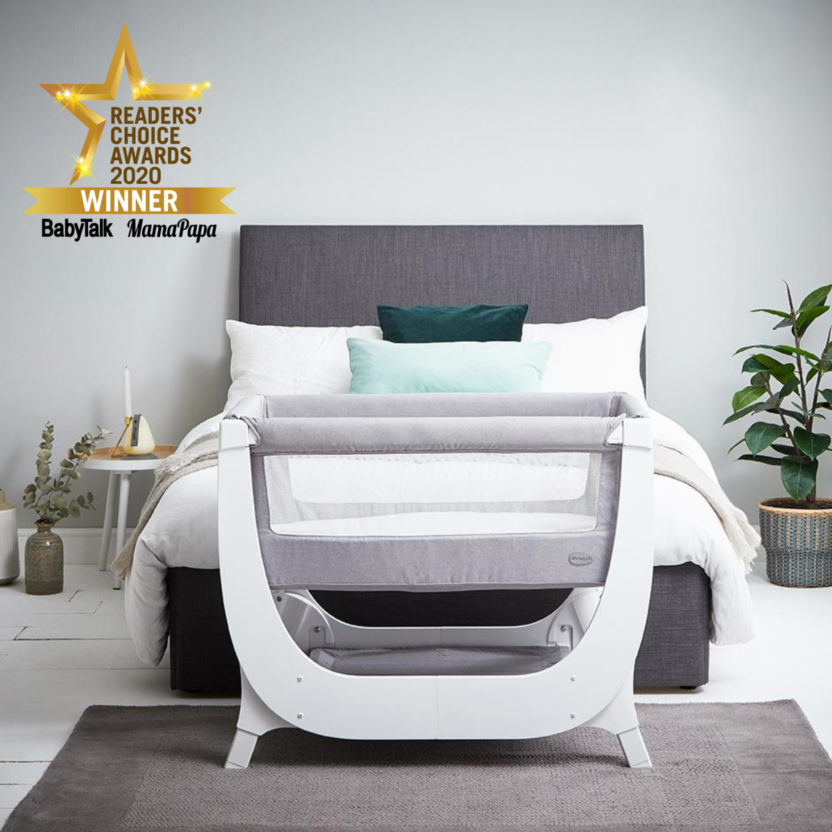Shnuggle's tweet photo. We are delighted to hear that the Shnuggle Air Crib and Baby Bath have won Gold in the Baby Bedside Crib and Baby Bath Tub categories at the Baby Talk Malaysia and MamaPapa Readers’ Choice Awards 2020.  @BloomAndGrow_ https://t.co/yHlXKsYkcn