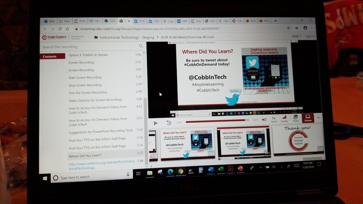 Annette Simpson (@annettemarie332) on Twitter photo Learning some really cool ways to use videos in PPT and publish.
Great PL, thank you! <a href="/CobbInTech/">CobbInTech</a>
#AnytimeLearning
#CobbInTech Learning some really cool ways to use videos in PPT and publish.
Great PL, thank you! <a href="/CobbInTech/">CobbInTech</a>
#AnytimeLearning
#CobbInTech