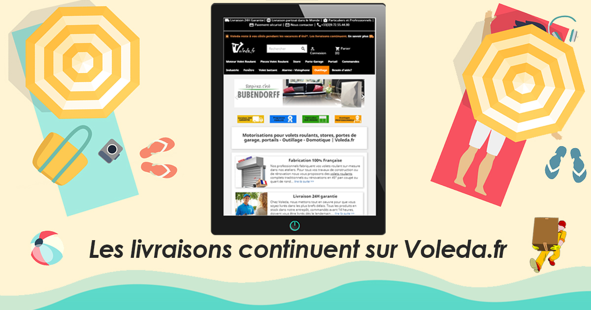 VOLEDAfr's tweet photo. LES LIVRAISONS CONTINUENT🚛

Voleda reste à vos côtés pendant les vacances d'été ☀

Toute l’équipe https://t.co/AxiecWo8gB assurera la continuité de ses services durant la période estivale 😎

Nous vous souhaitons d'agréables vacances 🏖 https://t.co/gPwoX3I2Q1