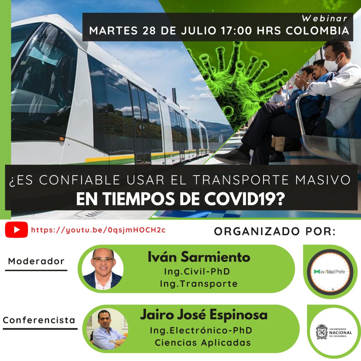 Hoy a las 5:00 P.M.  síguelo! en YouTube 🕔 🚊
youtube.com/watch?v=0qsjmH…
<a href="/fminas/">Minas Medellín UNAL</a> <a href="/vieminas/">VIE- Minas</a>