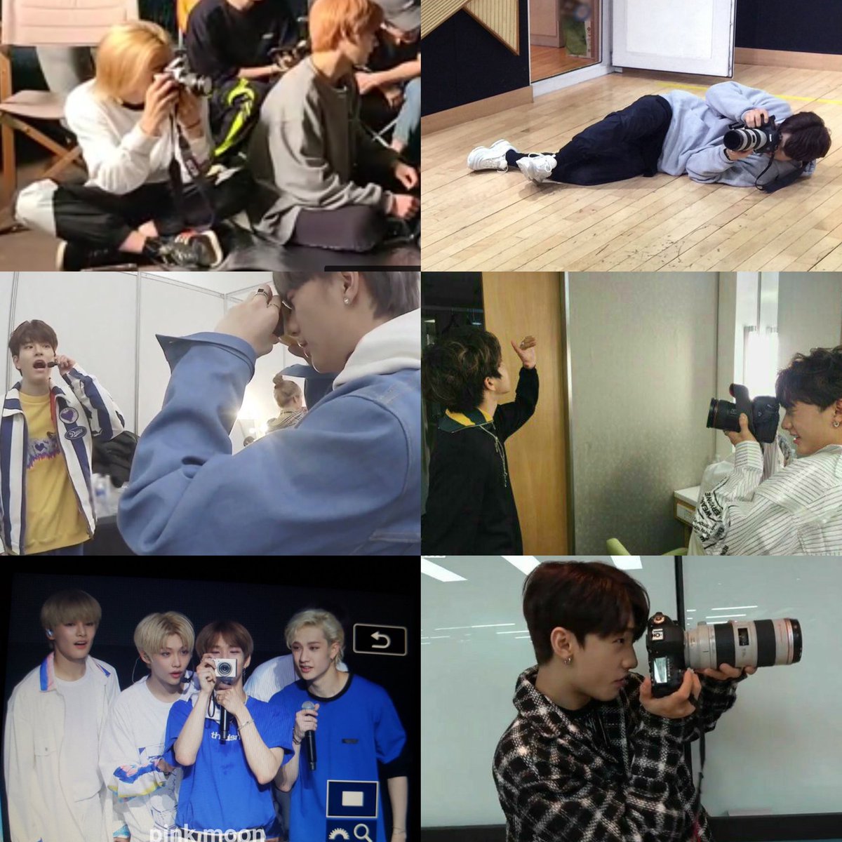 hyunjin the major fansite-nim of stray kids  he loves photography, especially of his members