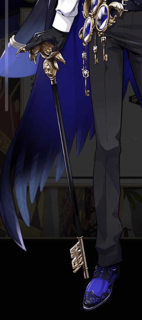 クロウリー先生の杖がよく見たら鍵になっていることに気づいた監督生