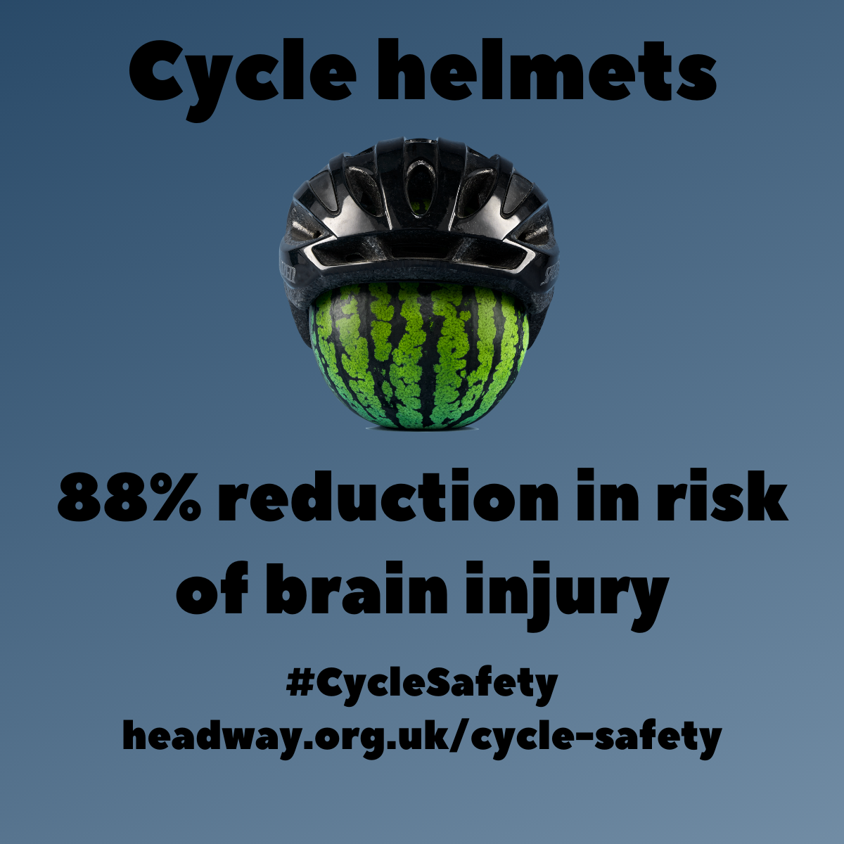 #protectyourmelon with the increase in #cycling please #BeSafe and #wearahelmet