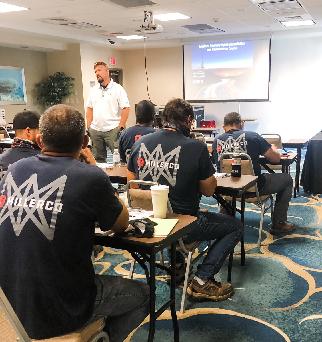 MillerCo_Inc's tweet image. #TeamMILLERCO will be rotating classroom time in this week with @flashtechnology, getting hands on training with their lighting systems.
To date our team has closed over 90,000 NOTAMs! 💡
#FlashTechnology #AboveAndBeyond #LightingSpecialists #ObstructionLighting
