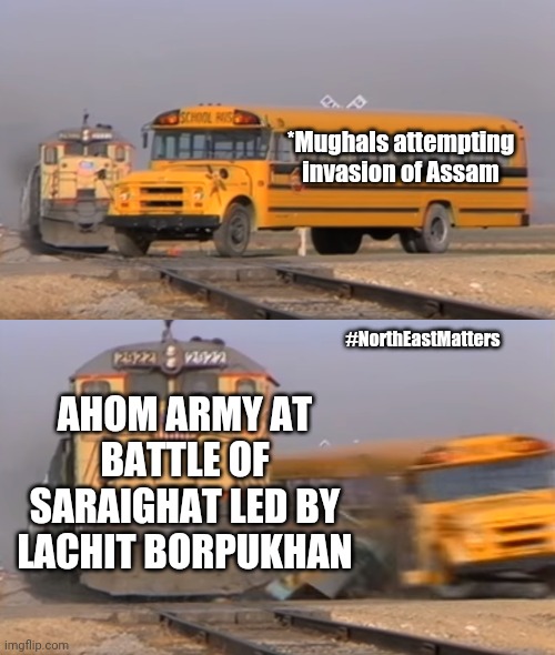CampaignYolo's tweet photo. Lachit Borphukan was an Ahom commander, known for his leadership in the Saraighat Battle of 1671.
In his honor, starting 1999, the best cadet of the National Defense Academy is awarded the Lachit Borphukan Gold Medal by the Army General of India. 
What a legend! #NorthEastMatters https://t.co/TuYwEieD8Z