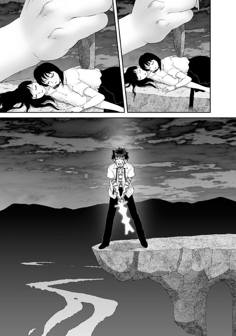 オイラの単行本「かごめかごめ」から
台詞フキダシ擬音無し絵その,48
ほとんどのページに悪あがき修正をしています

ホラー漫画を描いてたつもりがファンタジー漫画になってたw_φ(>∇<;) 