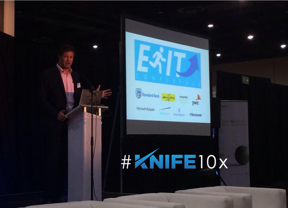 KeetvZ's tweet photo. 2016-08 #Knife10x VC Journey... Every Journey Ends. @KnifeCap focuses on Exit-Centric Business Building. There are relatively few (but increasing) successful VC exits in SA. We launched an Exit Conference #ExitConf to celebrate those successes & share learnings on exit readiness. https://t.co/lmwQxmUyz6