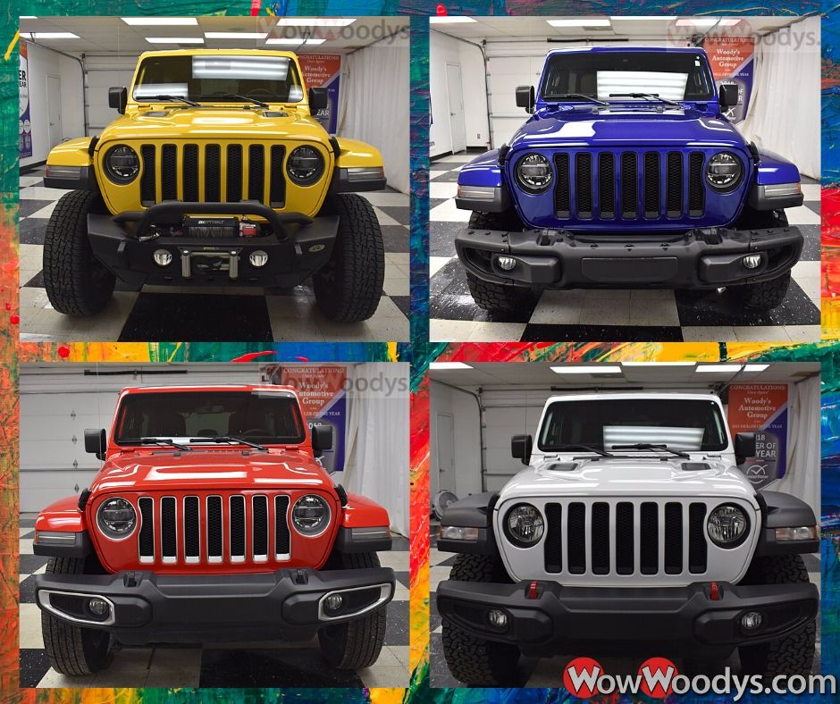 Pick your color! wowcarbuying.com/wrangler 
#jeep #jeeps #jeepwranglers #moparmonday #moparornocar #colorful #olllllllo #jeeplife #jeepgirl #jeepwave #jeepsofinsta  #jeepmafia #jeepnation #jeeplove #itsajeepthing #rubicon #jeepworld #moparnation  #jeepthing