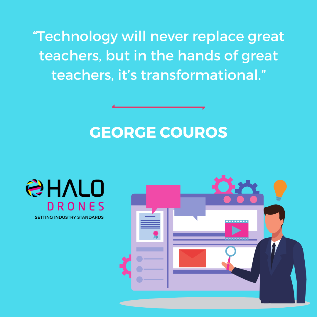 HALO_Drones's tweet photo. Great teachers and #technology go hand in hand! What do you think? π€
#drones #halodrones https://t.co/B6vO4nfGMS