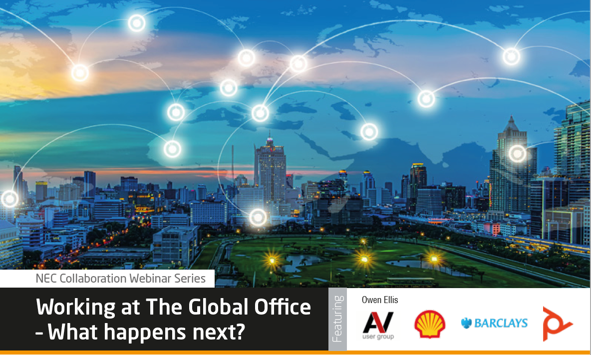 AVMI (@avmi) on Twitter photo Working at the Global Office – how are businesses adapting to new ways of working?
Join @NEC_Display_UK, <a href="/AVUserGroup/">AV User Group</a> and special guests from Barclays, Shell and Poly - live discussion event, 2pm 29 July. Register: hubs.ly/H0t0flg0
#remoteworking #collaboration Working at the Global Office – how are businesses adapting to new ways of working?
Join @NEC_Display_UK, <a href="/AVUserGroup/">AV User Group</a> and special guests from Barclays, Shell and Poly - live discussion event, 2pm 29 July. Register: hubs.ly/H0t0flg0
#remoteworking #collaboration