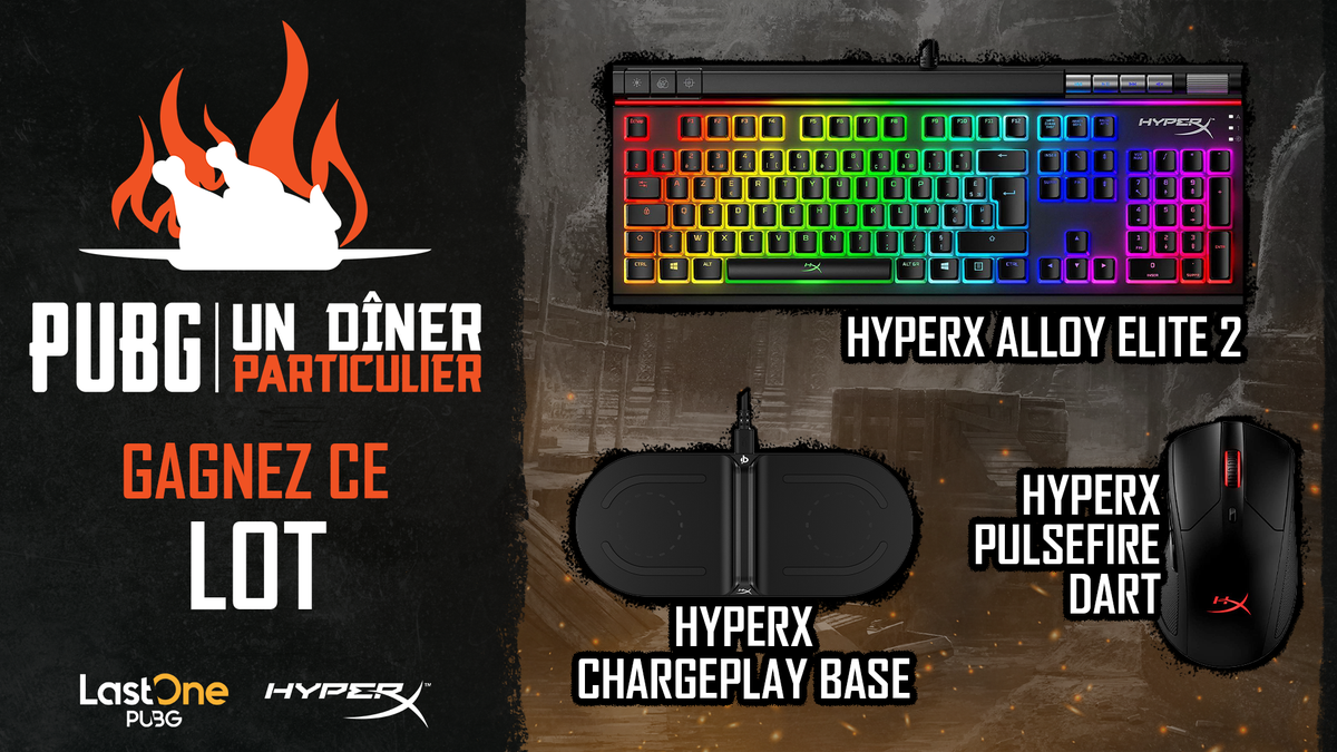 PUBG_FR's tweet photo. Pour célébrer cette annonce, notre sponsor @HyperXFrance  vous offre la chance de gagner un lot !

Pour participer : RT + Follow @PUBG_FR et @HyperXFrance

Conditions générales : https://t.co/hAQ5Wkkf9m https://t.co/4cijx5ZYvZ