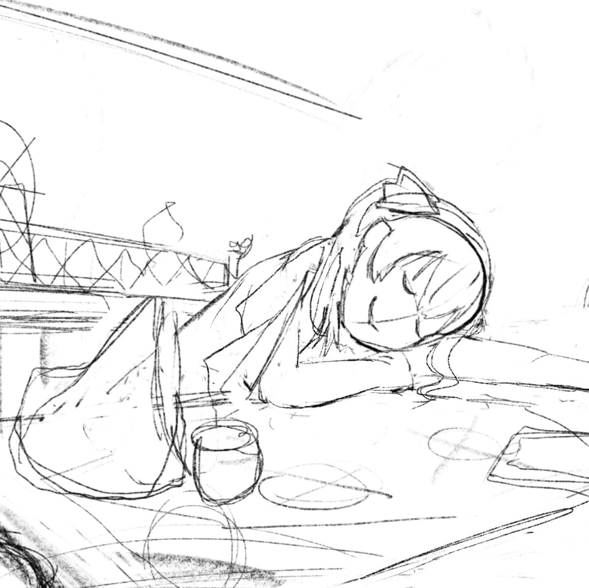 Twitterでイラスト投稿を始めて半年 最初の投稿 はじめて色を塗って Saku ホロクル2nd A15 の漫画