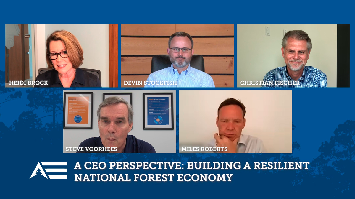 GeorgiaForestry's tweet photo. Kicking off Day Two of the American Forestry Conference with a panel discussion including the CEOs of @WestRock, @GeorgiaPacific, @dssmithgroup and @Weyerhaeuser! Thankful for Heidi Brock, CEO of @ForestandPaper, for moderating. https://t.co/hoanKvWRy8