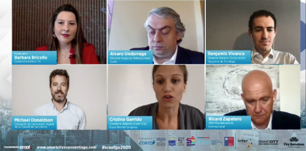 SeSantiagoCL's tweet photo. [AHORA] Panel de conversación con los protagonistas de este interesante webinar. #scestgo2020 https://t.co/Io8y2vCjQJ